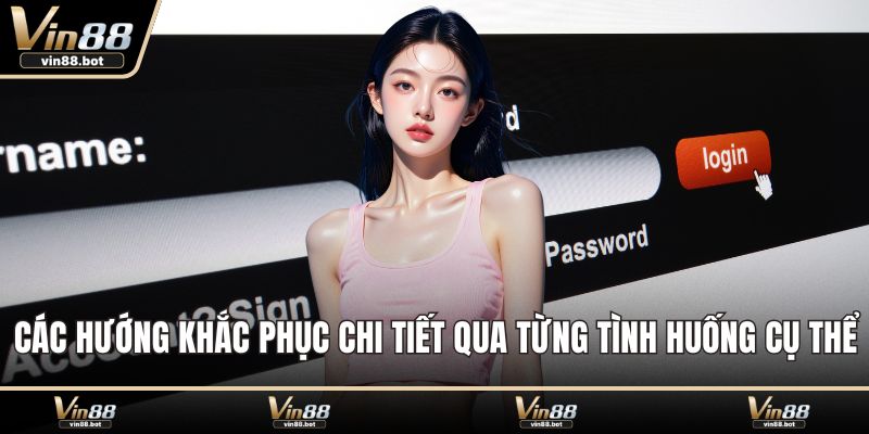 Các hướng khắc phục chi tiết qua từng tình huống cụ thể